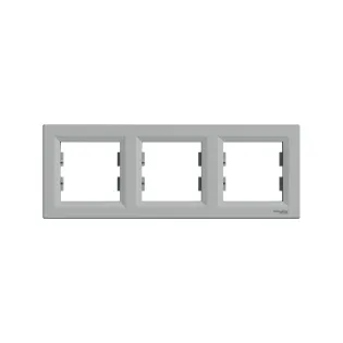 Schneider Electric EPH5800361, Asfora Plus, Alüminyum, Üçlü Çerçeve, Yatay