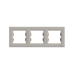 Schneider Electric EPH5800369, Asfora Plus, Bronz, Üçlü Çerçeve, Yatay