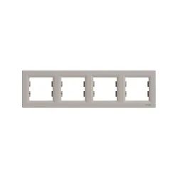 Schneider Electric EPH5800469, Asfora Plus, Bronz, Dörtlü Çerçeve, Yatay