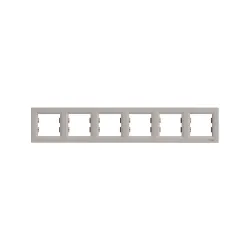 Schneider Electric EPH5800669, Asfora Plus, Bronz, Altılı Çerçeve, Yatay