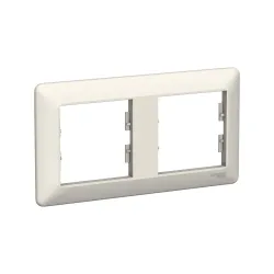 Schneider Electric EPH5805223, Asfora EM, Krem, İkili Yatay Çerçeve