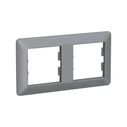 Schneider Electric EPH5805262, Asfora EM Plus, Çelik, İkili Yatay Çerçeve