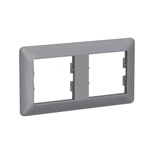 Schneider Electric EPH5805262, Asfora EM Plus, Çelik, İkili Yatay Çerçeve