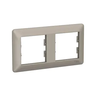 Schneider Electric EPH5805269, Asfora EM Plus, Bronz, İkili Yatay Çerçeve