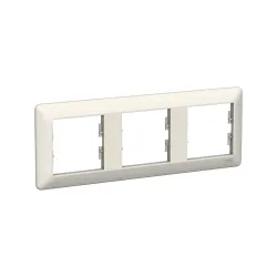 Schneider Electric EPH5805323, Asfora EM, Krem, Üçlü Yatay Çerçeve