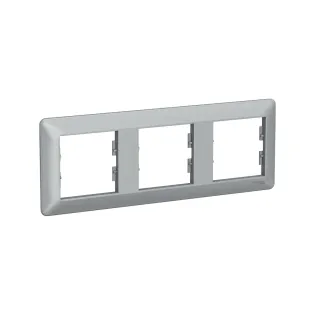 Schneider Electric EPH5805361, Asfora EM Plus, Alüminyum, Üçlü Yatay Çerçeve