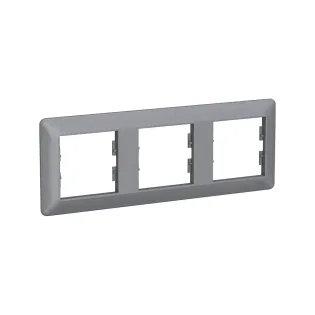 Schneider Electric EPH5805362, Asfora EM Plus, Çelik, Üçlü Yatay Çerçeve