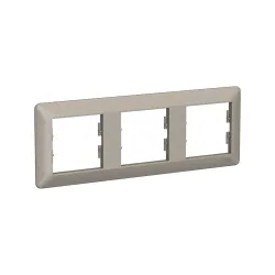 Schneider Electric EPH5805369, Asfora EM Plus, Bronz, Üçlü Yatay Çerçeve