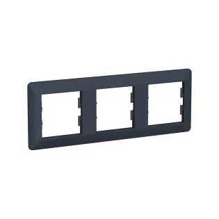 Schneider Electric EPH5805371, Asfora EM Plus, Antrasit, Üçlü Yatay Çerçeve