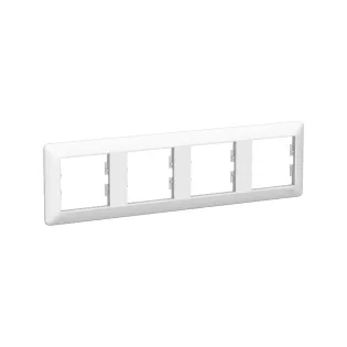 Schneider Electric EPH5805421, Asfora EM, Beyaz, Dörtlü Yatay Çerçeve