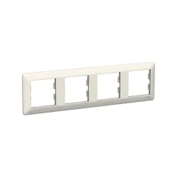 Schneider Electric EPH5805423, Asfora EM, Krem, Dörtlü Yatay Çerçeve