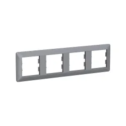 Schneider Electric EPH5805462, Asfora EM Plus, Çelik, Dörtlü Yatay Çerçeve