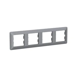 Schneider Electric EPH5805462, Asfora EM Plus, Çelik, Dörtlü Yatay Çerçeve