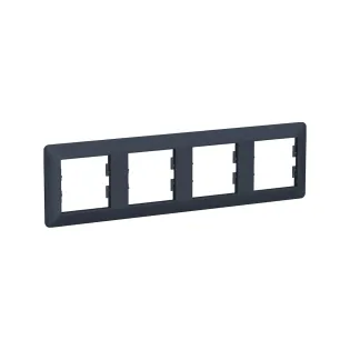 Schneider Electric EPH5805471, Asfora EM Plus, Antrasit, Dörtlü Yatay Çerçeve