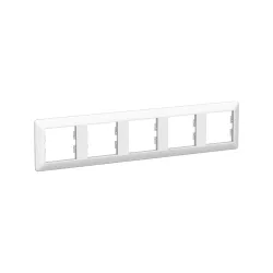 Schneider Electric EPH5805521, Asfora EM, Beyaz, Beşli Yatay Çerçeve