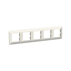 Schneider Electric EPH5805523, Asfora EM, Krem, Beşli Yatay Çerçeve