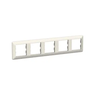 Schneider Electric EPH5805523, Asfora EM, Krem, Beşli Yatay Çerçeve