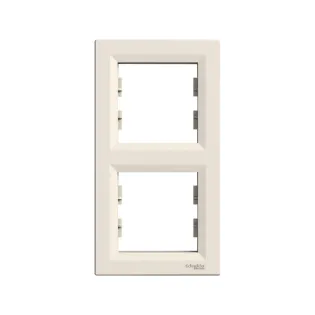 Schneider Electric EPH5810223, Asfora, Krem, İkili Çerçeve, Dikey