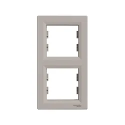 Schneider Electric EPH5810269, Asfora Plus, Bronz, İkili Çerçeve, Dikey