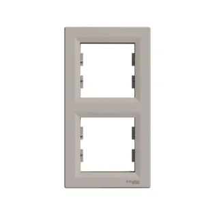 Schneider Electric EPH5810269, Asfora Plus, Bronz, İkili Çerçeve, Dikey