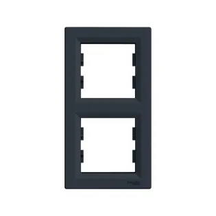 Schneider Electric EPH5810271, Asfora Plus, Antrasit, İkili Çerçeve, Dikey