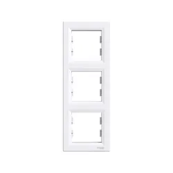 Schneider Electric EPH5810321, Asfora, Beyaz, Üçlü Çerçeve, Dikey