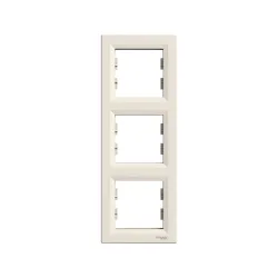 Schneider Electric EPH5810323, Asfora, Krem, Üçlü Çerçeve, Dikey