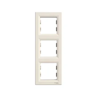 Schneider Electric EPH5810323, Asfora, Krem, Üçlü Çerçeve, Dikey