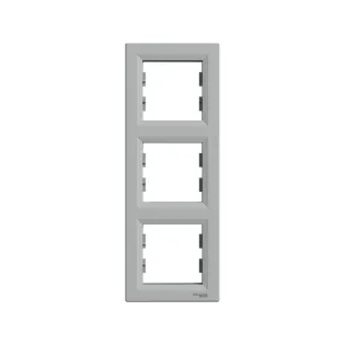 Schneider Electric EPH5810361, Asfora Plus, Alüminyum, Üçlü Çerçeve, Dikey