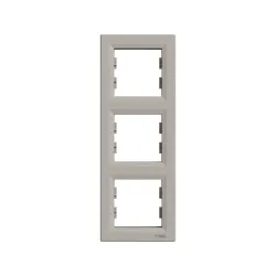 Schneider Electric EPH5810369, Asfora Plus, Bronz, Üçlü Çerçeve, Dikey