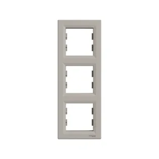 Schneider Electric EPH5810369, Asfora Plus, Bronz, Üçlü Çerçeve, Dikey