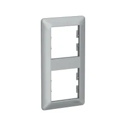 Schneider Electric EPH5815261, Asfora EM Plus, Alüminyum, İkili Dikey Çerçeve