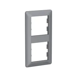 Schneider Electric EPH5815262, Asfora EM Plus, Çelik, İkili Dikey Çerçeve