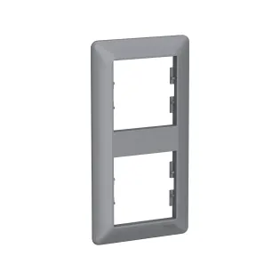 Schneider Electric EPH5815262, Asfora EM Plus, Çelik, İkili Dikey Çerçeve