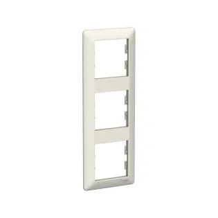 Schneider Electric EPH5815323, Asfora EM, Krem, Üçlü Dikey Çerçeve