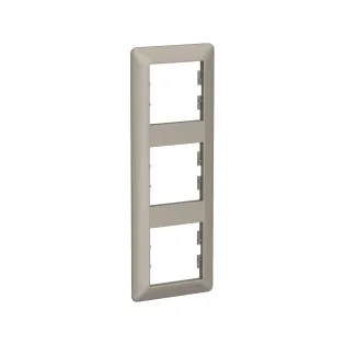 Schneider Electric EPH5815369, Asfora EM Plus, Bronz, Üçlü Dikey Çerçeve