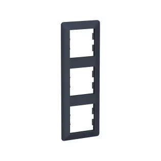 Schneider Electric EPH5815371, Asfora EM Plus, Antrasit, Üçlü Dikey Çerçeve