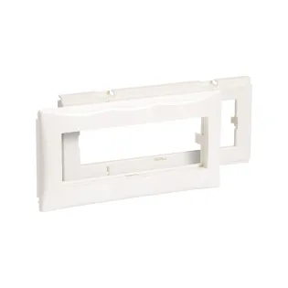 Schneider Electric ETK10187E, PKS Ultra, 101mm Genişlikli Kablo Kanalları için Kanal Üstü 45x45 Modül Kapağı, Üçlü