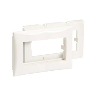 Schneider Electric ETK10197E, PKS Ultra, 101mm Genişlikli Kablo Kanalları için Kanal Üstü 45x45 Modül Kapağı, İkili