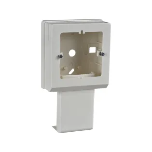 Schneider Electric ETK20580, PKS Ultra, 20mm Genişlikli Kablo Kanalları için Kanal Üstü Anahtar Priz Montaj Kapağı, Düz Tip