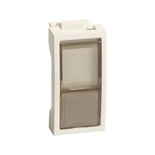 Schneider Electric ETK45022E, PKS Ultra, Beyaz, Data ve Telefon Priz Kapağı, 45x22.5mm