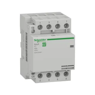 Schneider Electric EZ9C32440, Easy9, 40 Amper, 4NA, Sessiz Kontaktör, 230-240 Volt AC