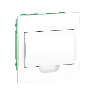 Schneider Electric EZ9E108P0F, Easy9, 8 Modül, Beyaz Opak Kapaklı, Halojen Free, Sıvaaltı Sigorta Kutusu, 222x252x97mm
