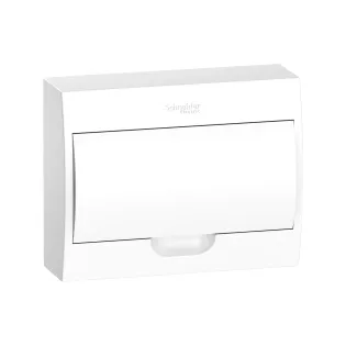 Schneider Electric EZ9E112P0S, Easy9, 12 Modül, Beyaz Opak Kapaklı, Halojen Free, Sıvaüstü Sigorta Kutusu, 268x228x102mm