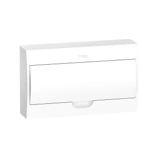 Schneider Electric EZ9E118P0S, Easy9, 18 Modül, Beyaz Opak Kapaklı, Halojen Free, Sıvaüstü Sigorta Kutusu, 376x228x102mm