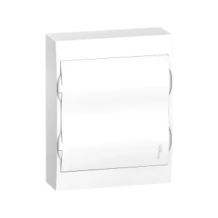 Schneider Electric EZ9E212P0S, Easy9, 24 Modül, 2 Sıralı, Beyaz Opak Kapaklı, Halojen Free, Sıvaüstü Sigorta Kutusu, 268x353x102mm