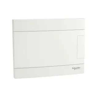 Schneider Electric EZ9EUF108, Easy 9, 8 Modül, Beyaz Opak Kapaklı, Halojen Free, Sıvaaltı Sigorta Kutusu, 22x17x10cm