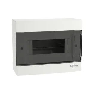 Schneider Electric EZ9EUG108, Easy 9, 8 Modül, Şeffaf Kapaklı, Halojen Free, Sıvaüstü Sigorta Kutusu, 22x17x10cm