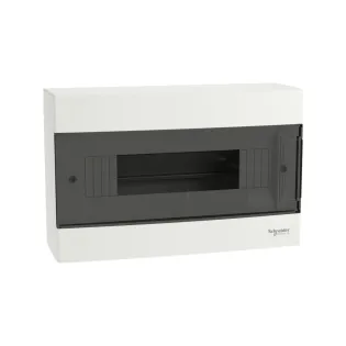 Schneider Electric EZ9EUG112, Easy 9, 12 Modül, Şeffaf Kapaklı, Halojen Free, Sıvaüstü Sigorta Kutusu, 29x19x10cm