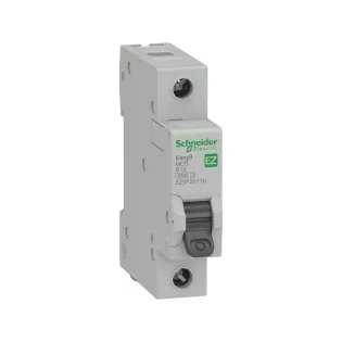 Schneider Electric EZ9F26116, Easy9, 16 Amper, 1 Kutuplu, B Tipi, Otomatik Sigorta, 6 kA, 1x16B